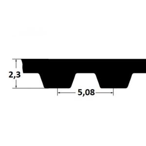 Timing belt ZR 220XL037 9,53mm