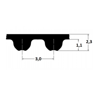 Timing belt Omega 339 3M