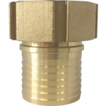Screw hose coupling 1 1/4 with nuts 1 1/4 bsp for safety clamps