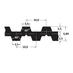 Timing belt Alpha D DT10/1400 16mm