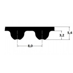 Hammasrihm Omega HP 1120 8MHP 20mm